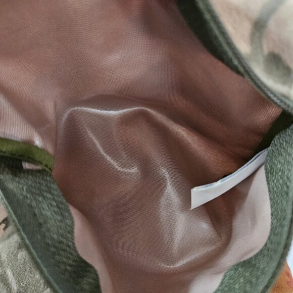 Nordic House Designs Fabric Floral Cosmetic/Travel Pouches Red Orange 2-Pc Set - Picture 4 of 16